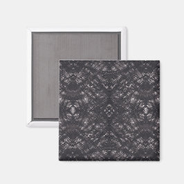Död Mörk Svart Abstrakt Akvarellkonst Magnet