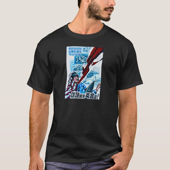 Död mot amerikanska imperialister! tee (Framsida)