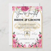 Död Moth Bröllop - inbjudan