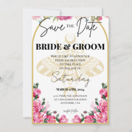 Död Moth Bröllop - Spara datum Spara Datumet