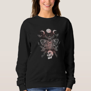 Död Moth Gothic Mörk Witch Occult Wiccan Goth Mo T Shirt