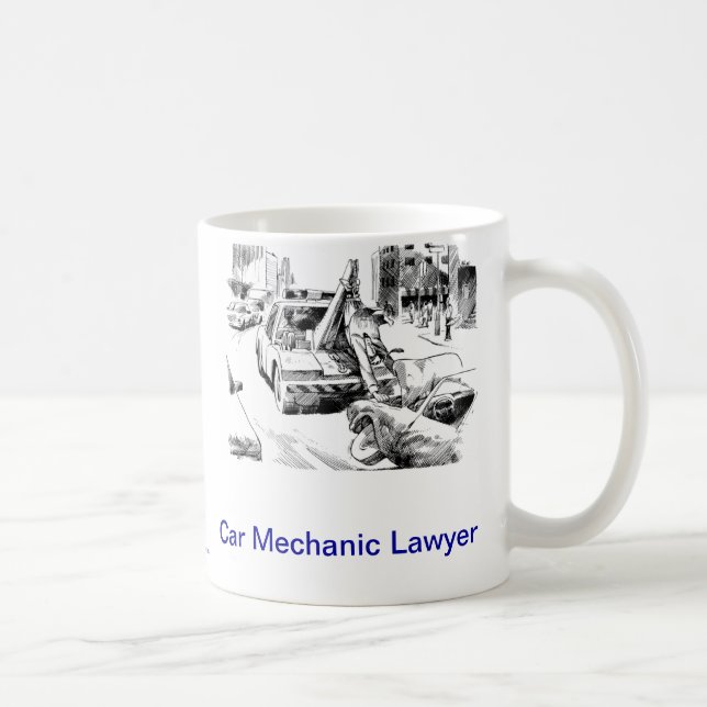 Död mugg för kaffe för advokat för Lawyer™ (Höger)