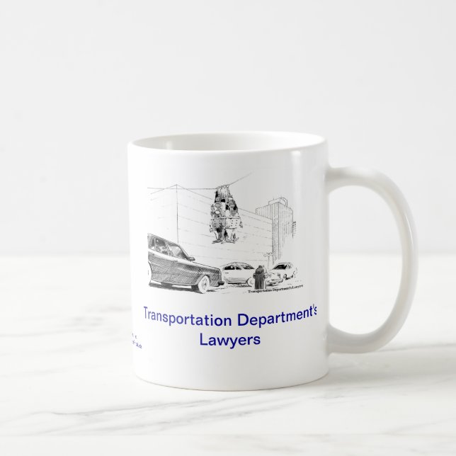 Död mugg för kaffe för advokat för Lawyer™ (Höger)