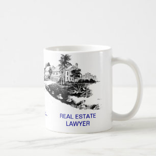 Död mugg för kaffe för Lawyer™ fastighetadvok