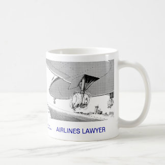 Död mugg för kaffe för Lawyer™ flygbolagadvokat