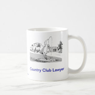 Död mugg för kaffe för Lawyer™ klubbhusadvoka
