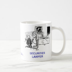 Död mugg för kaffe för Lawyer™ säkerhetsadvo