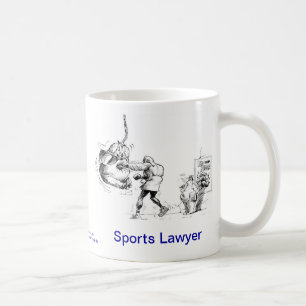 Död mugg för kaffe för Lawyer™ sportadvokat