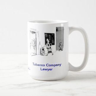 Död mugg för kaffe för Lawyer™ tobakaffärsjurist