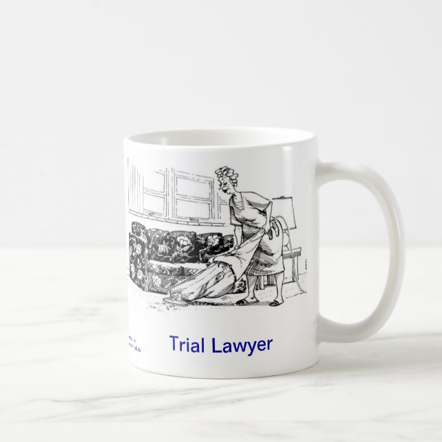 Död mugg för Lawyer™ rättegångsadvokatkaffe (Höger)
