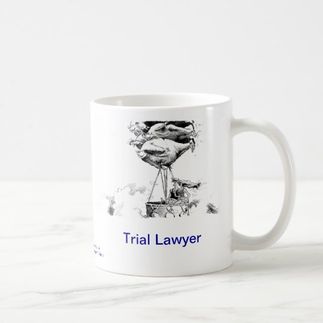 Död mugg för Lawyer™ rättegångsadvokatkaffe (Höger)