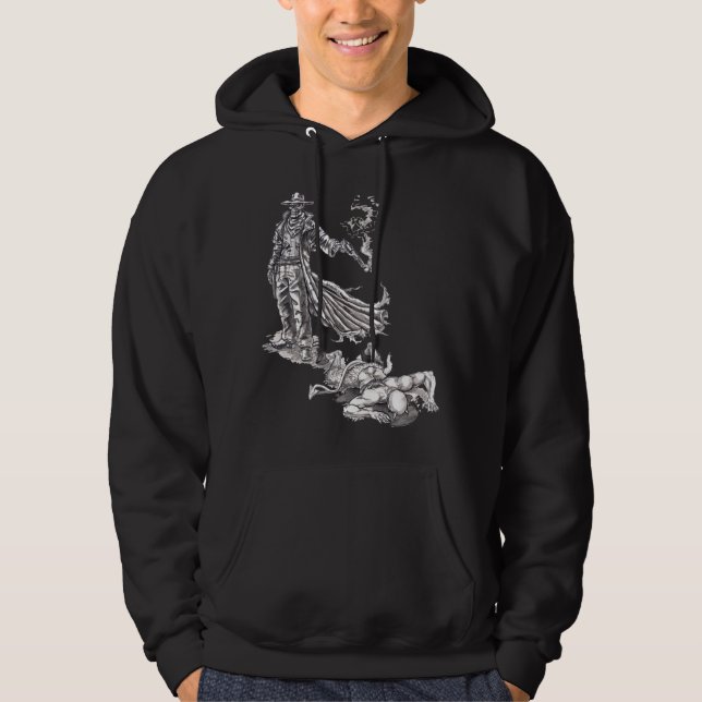 Död och djävulen Hoody Munkjacka (Framsida)