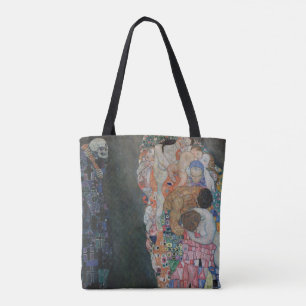 Död och liv av Gustav Klimt Vintage Art Nouveau Tygkasse