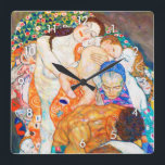 Död och liv, Gustav Klimt Fyrkantig Klocka<br><div class="desc">Gustav Klimt (14 juli, 1862-6 februari 1918) var en österrikisk symbolisk målare och en av de mest framträdande medlemmarna i Wiens utlandsrörelse. Klimt är märkt för målningar, murar, skisser och andra föremål. Förutom hans verk, som omfattar anklagelser och porträtt, målade han upp landskap. Bland konstnärer i Wienutträdet var Klimt den...</div>