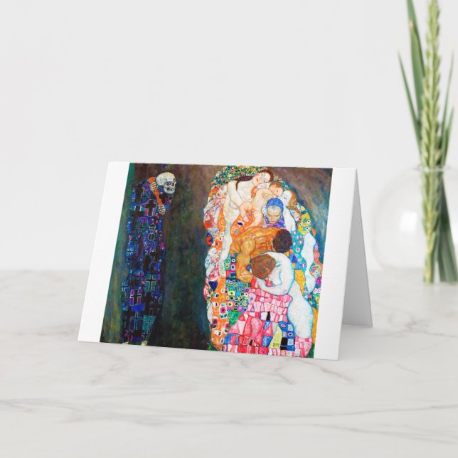 Död och liv, Gustav Klimt Kort (Framsida)