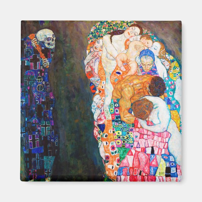 Död och liv, Gustav Klimt Magnet (Framsidan)