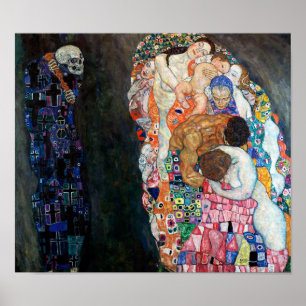 Död och liv   Gustav Klimt   Poster