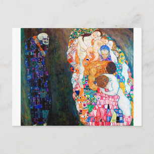 Död och liv, Gustav Klimt Vykort