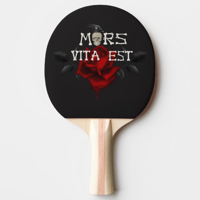 Död och liv pingisracket (Framsidan)