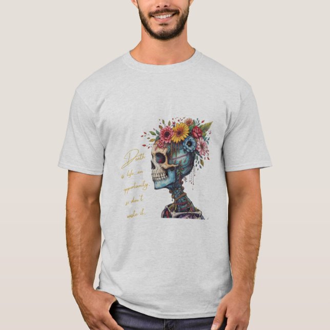 Död och liv t shirt (Framsida)