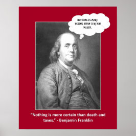 Död och skatt - prisnotering på Ord Poster