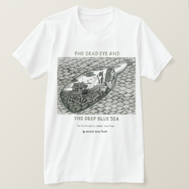 Död ögaT-tröja med Vannak i en flaska Tröja (Design framsida)