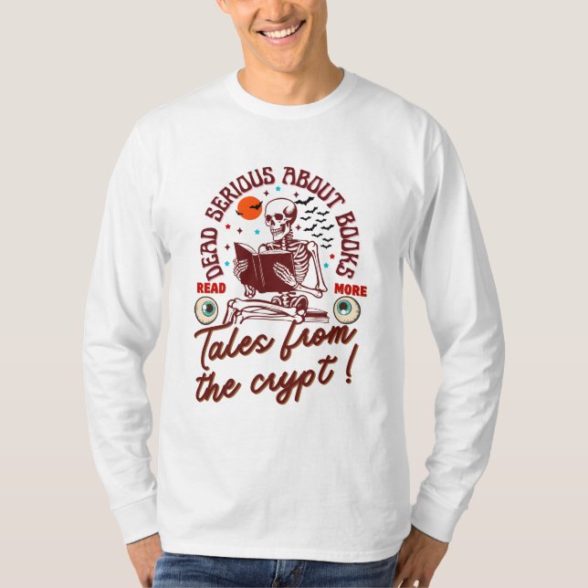 Död på allvar om Bokar: tal från krypten T Shirt (Framsida)