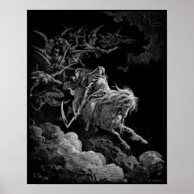 Död på Bleken Horse Gustave Dore