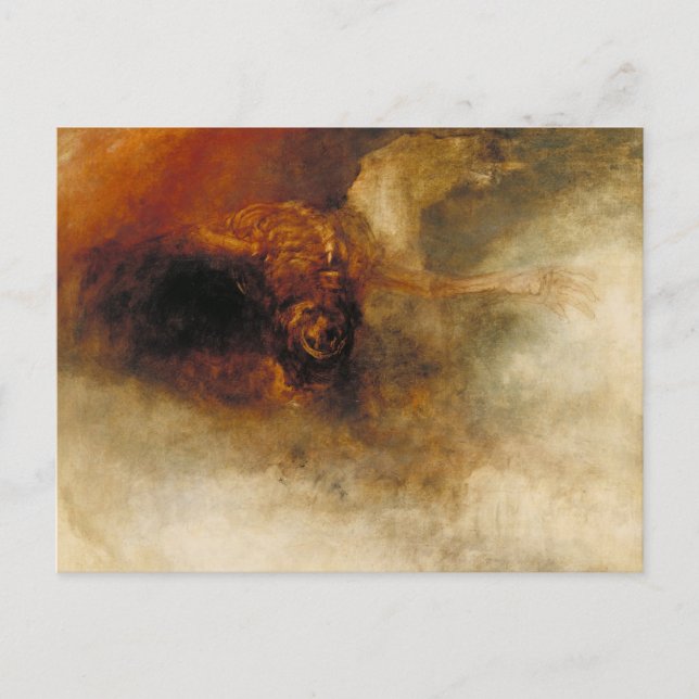 Död på en Blek Horse Vykort (Framsida)