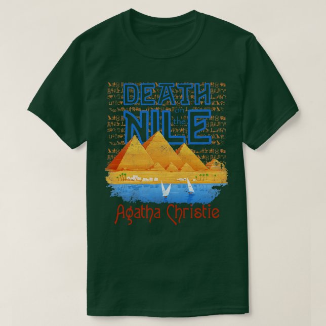 Död på Nile Agatha Christie T Shirt (Design framsida)