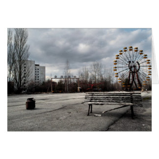 Död pariserhjul hälsningskort