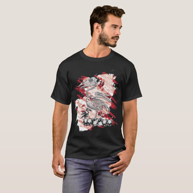 Död pelikan t shirt (Hel framsida)