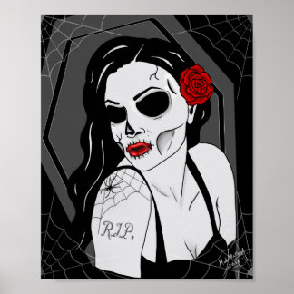 Död Pinup Poster