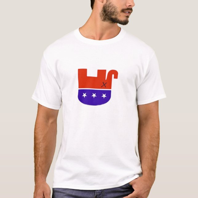 Död republikansk T-tröja Tee Shirt (Framsida)