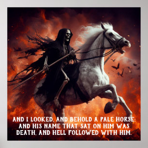 Död Rides a Blek Horse Poster