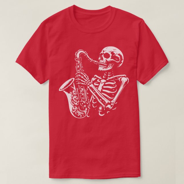 död saxofonist t shirt (Design framsida)