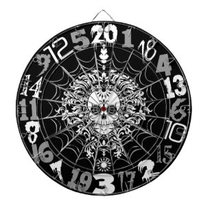 Död skugga - Sockerskål och Spindelnät Dartboard Piltavla