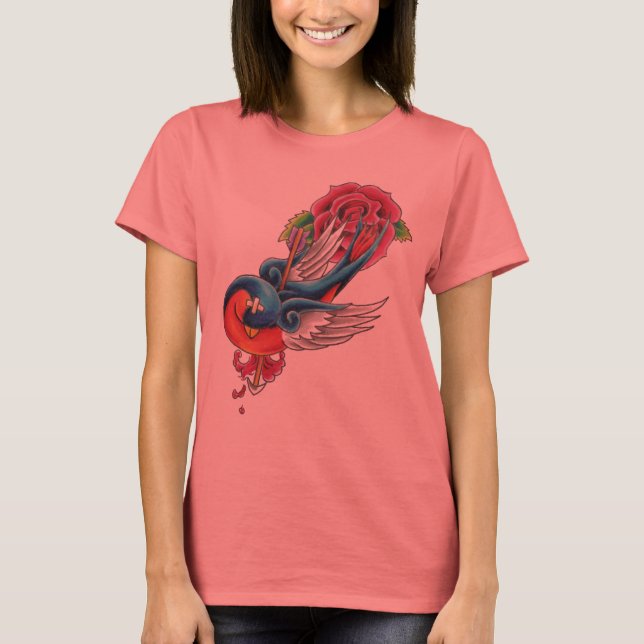 död_sparv tee (Framsida)