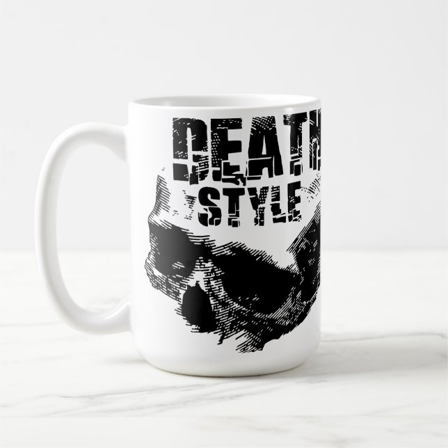 Död Stil Kalle Design Kaffemugg (Vänster)