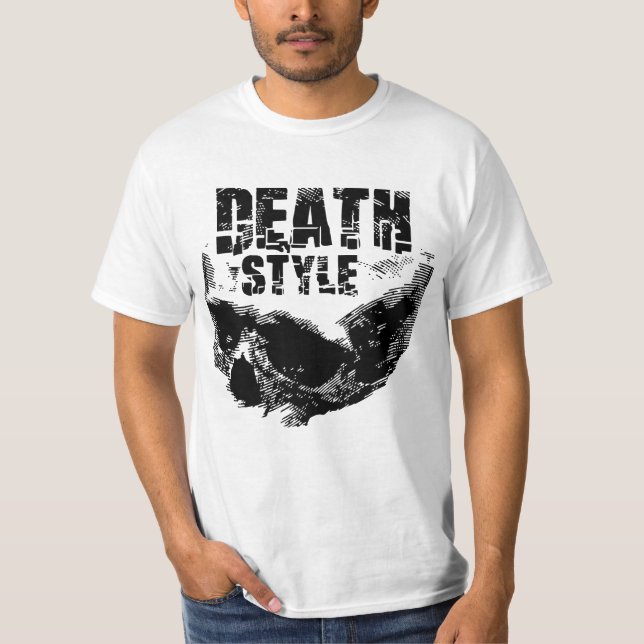 Död Stil Kalle Design T Shirt (Framsida)