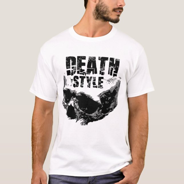 Död Stil Kalle Design T Shirt (Framsida)