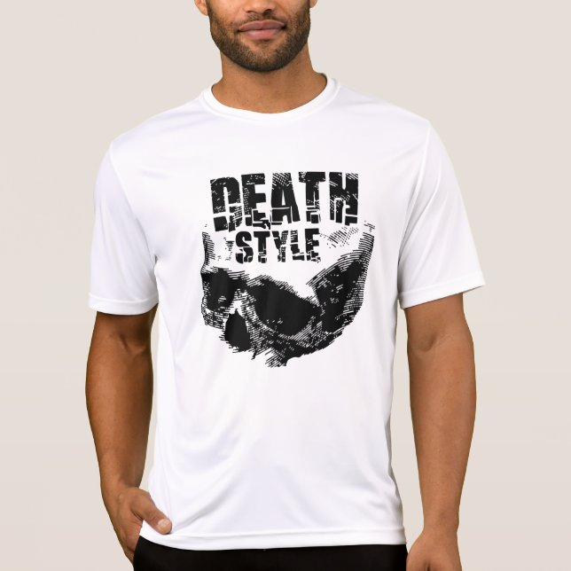 Död Stil Kalle Design T Shirt (Framsida)