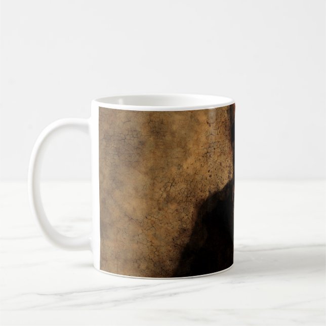Död struktur kaffemugg (Vänster)