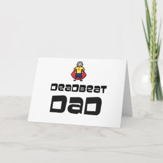 Död taktpappa kort