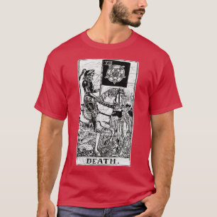 Död Tarot Card Major Arcana förmögenhetsberättande T Shirt