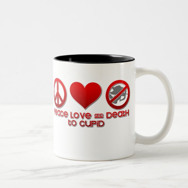 Död till cupiden Två-Tonad mugg (Höger)