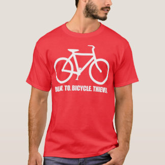 Död till cykeltjuvar! t shirt