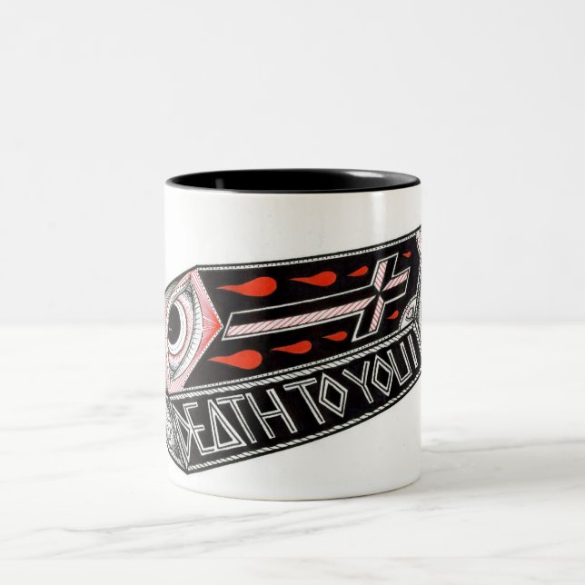 död till dig Två-Tonad mugg (Center)