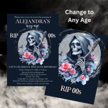 Död till Födelsedagsfesten för Vuxen av unga grim