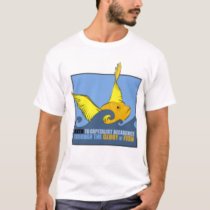Död till kapitalistisk dekis t-shirt